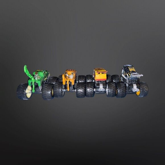 Hot Wheels Battle Beast Push Down Chomping Action Monster Trucks 1:64 Scale A27 - Picture 16 of 16